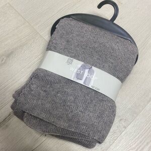 West Loop Soft Gray Knit Scarf